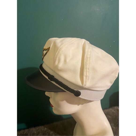 Vintage White Harley Davidson Cap Hat Large Made in USA - Picture 10 of 13